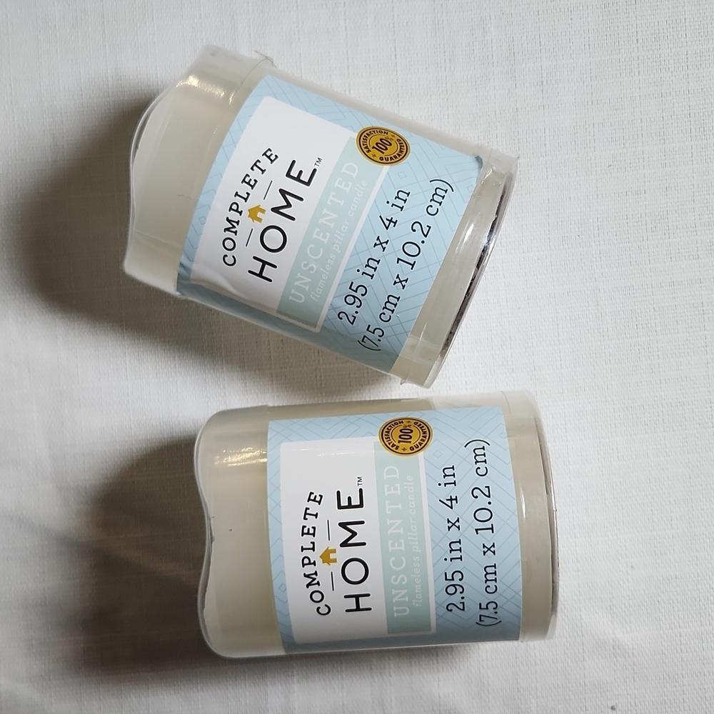 Flameless Candles white